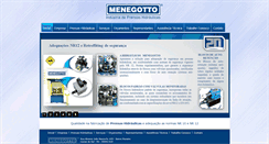 Desktop Screenshot of menegotto.com.br
