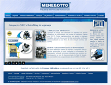 Tablet Screenshot of menegotto.com.br